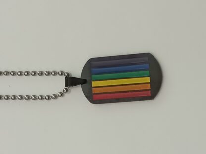 RAINBOW DOGTAG PENDANT - Image 3