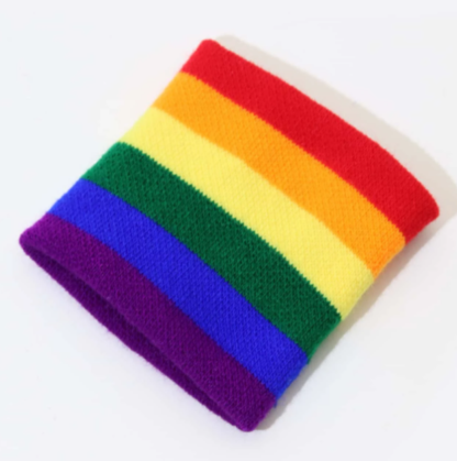 RAINBOW WRIST SWEATBAND